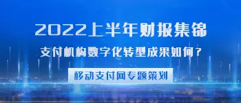 2022上半年支付机构财报专题